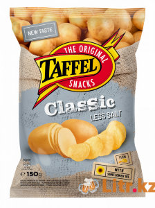 Картофельные чипсы «Taffel» «Классические» с солью 150 грамм