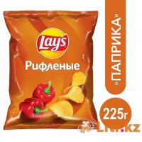 Чипсы «Lay's» Рефленные Паприка 225 грамм