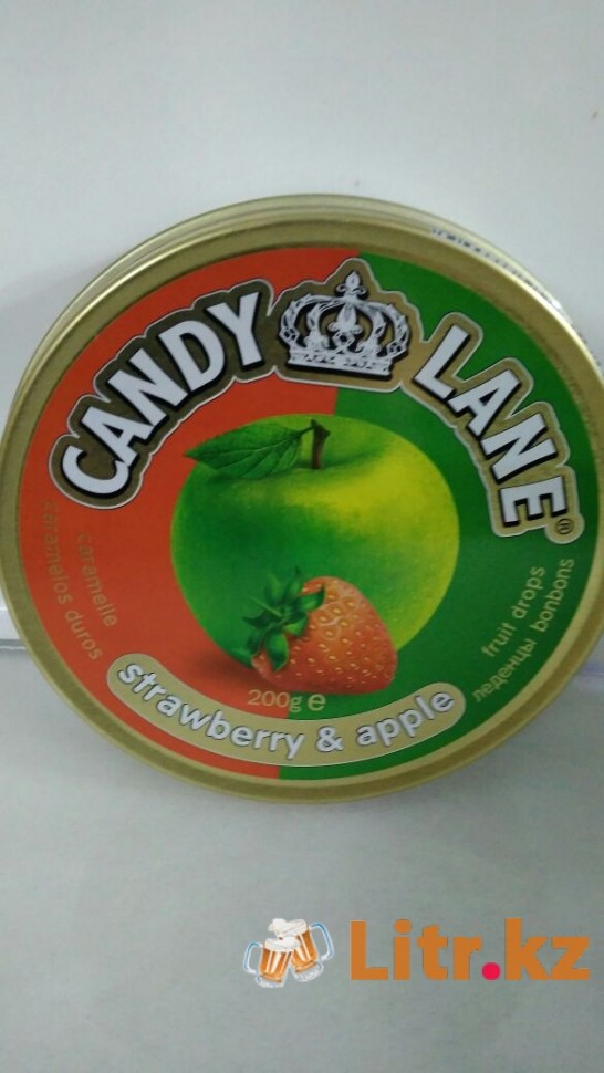 Леденцы-монпасье «Candy Lane» клубника,яблоко 200 грамм