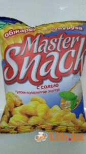 Обжаренная кукуруза «Master Snack» с солью, 90 грамм