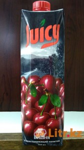 Сок «Juicy» вишня 1 L