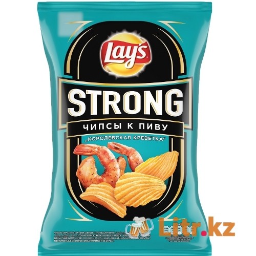 Чипсы «Lay's Strong» Королевская креветка 145 грамм